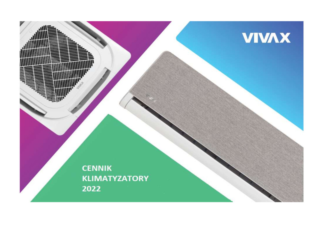 cennik klimatyzatorów vivax